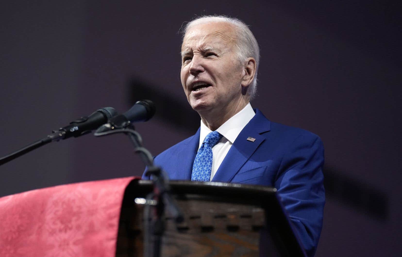 Le président américain, Joe Biden, s’est rendu à l’église pentecôtiste de Mt Airy, à Philadelphie, dimanche.